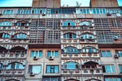 Old,Apartment,Building,In,Bishkek,,Kyrgyzstan