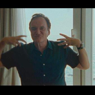 Režisér Quentin Tarantino v dokumentárním filmu Robert Richardson: Bílý ďábel (2026).
