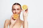 Woman,Skincare,Vitamin,C,Citrus,Facial,Wellness,Self,Care,In