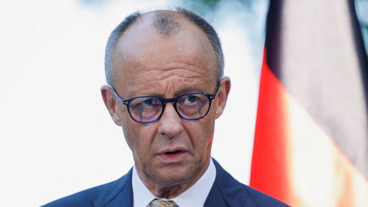 Press conference following Germany's government coalition talks on reforms at the Chancellery, in Berlin