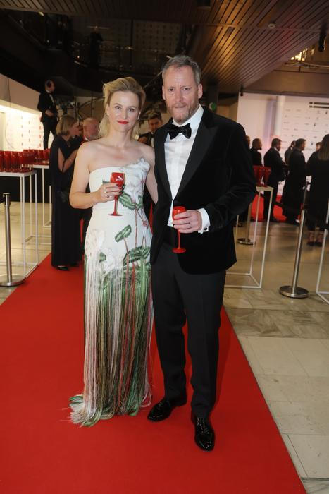 ředitel filmového festivalu Kryštof Mucha s manželkou