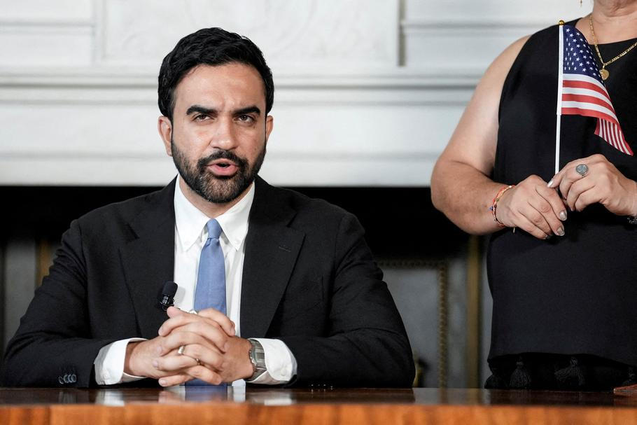 Starosta New Yorku Zohran Mamdani.