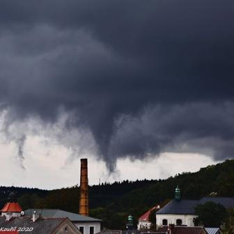Scud cloud, Hodkovicko, září 2020