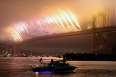 The United States celebrates its 250th anniversary on Independence Day in San Francisco