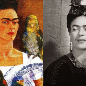 Mexická malířka Frida Kahlo namalovala řadu svých autoportrétů.