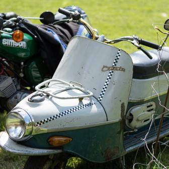 Muzeum historických motorek a strojů v Hradčanech na Prostějovsku