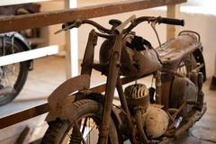 Muzeum historických motorek a strojů v Hradčanech na Prostějovsku