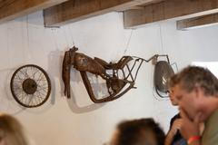 Muzeum historických motorek a strojů v Hradčanech na Prostějovsku