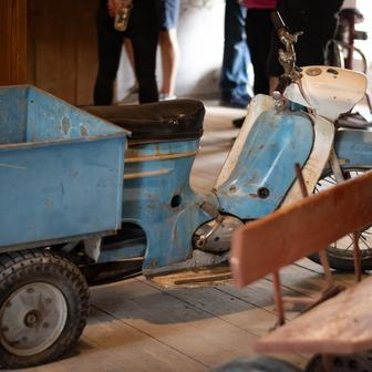 Muzeum historických motorek a strojů v Hradčanech na Prostějovsku