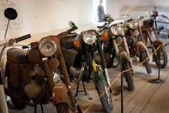 Muzeum historických motorek a strojů v Hradčanech na Prostějovsku