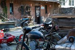 Muzeum historických motorek a strojů v Hradčanech na Prostějovsku