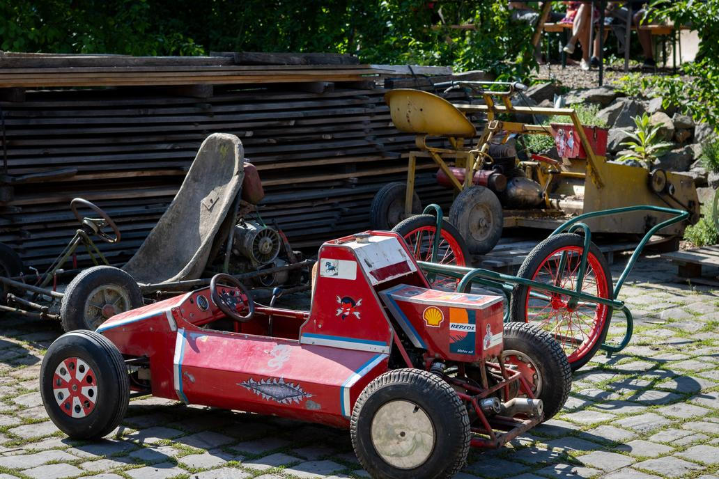 Muzeum historických motorek a strojů v Hradčanech na Prostějovsku