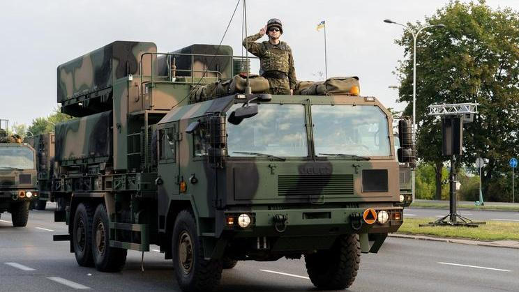 Military parade on Polish Army Day in Warsaw Poland - 15 Sep 2025