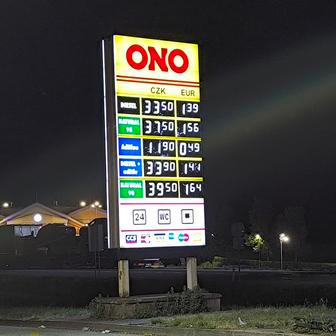 Ceny PHM při cestě do Chorvatska