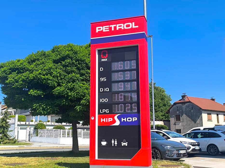 Ceny PHM při cestě do Chorvatska
