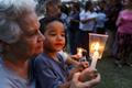Vigil for people affected by earthquakes, in Valencia