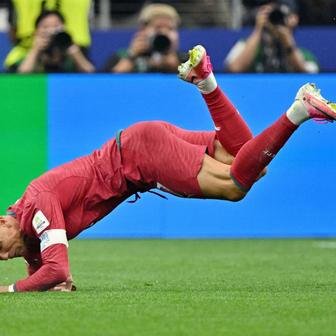 Cristiano Ronaldo v osmifinále MS 2026 Portugalsko - Španělsko