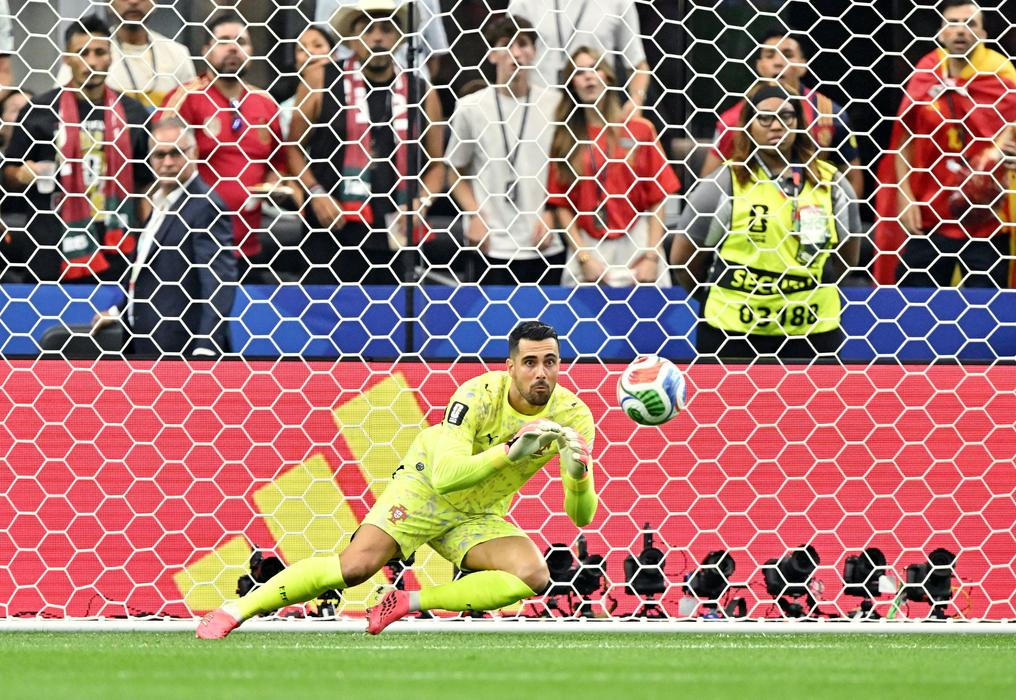 Diogo Costa v osmifinále MS 2026 Portugalsko - Španělsko