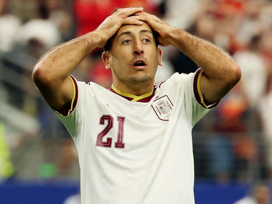 Mikel Oyarzabal v osmifinále MS 2026 Portugalsko - Španělsko