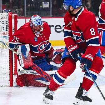 Jakub Dobeš v šestém utkání série play off NHL mezi Montrealem a Buffalem