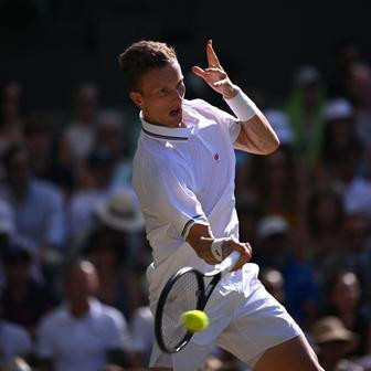 Jiří Lehečka v osmifinále Wimbledonu 2026