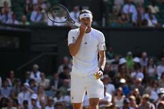 Alexander Zverev v osmifinále Wimbledonu 2026