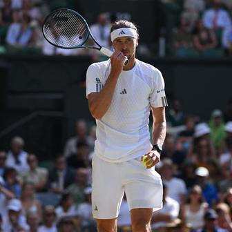 Alexander Zverev v osmifinále Wimbledonu 2026