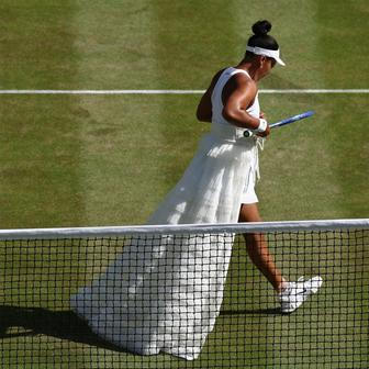 Naomi Ósakaová před čtvrtfinále Wimbledonu 2026