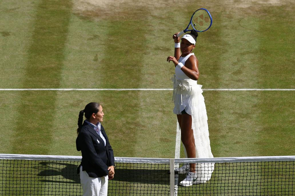 Naomi Ósakaová před čtvrtfinále Wimbledonu 2026