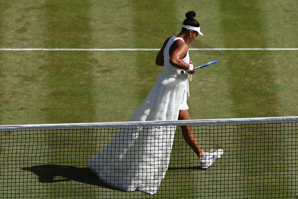 Naomi Ósakaová před čtvrtfinále Wimbledonu 2026