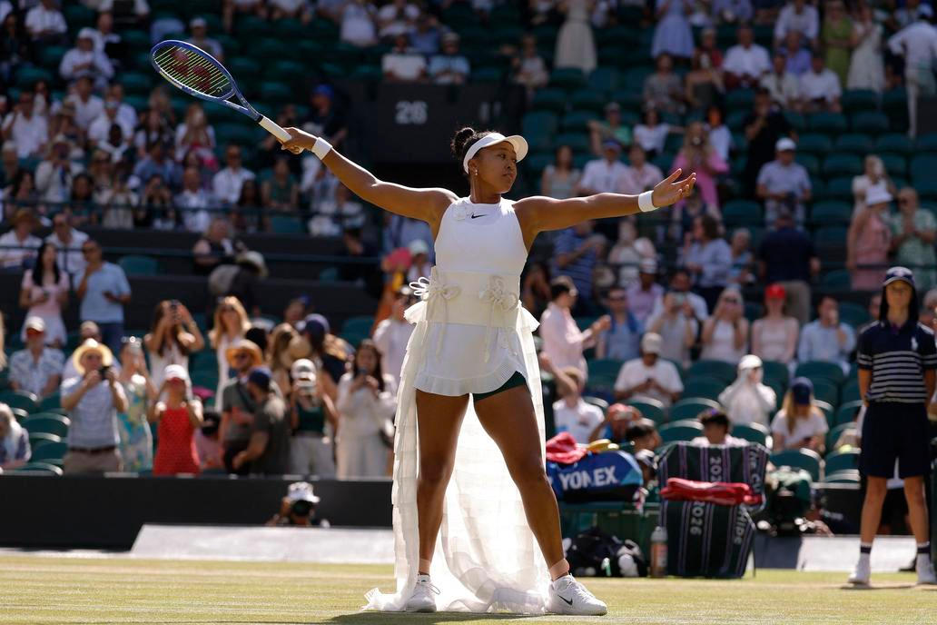 Naomi Ósakaová před čtvrtfinále Wimbledonu 2026