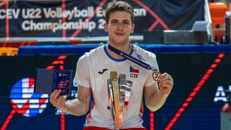 Matěj Pastrňák po zlatém ME volejbalistů do 22 let 2026