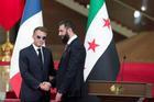 France's President Emmanuel Macron visits Syria