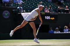 Elise Mertensová ve čtvrtfinále Wimbledonu 2026