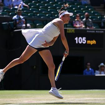 Elise Mertensová ve čtvrtfinále Wimbledonu 2026