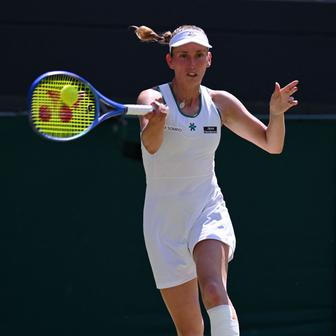 Elise Mertensová ve čtvrtfinále Wimbledonu 2026