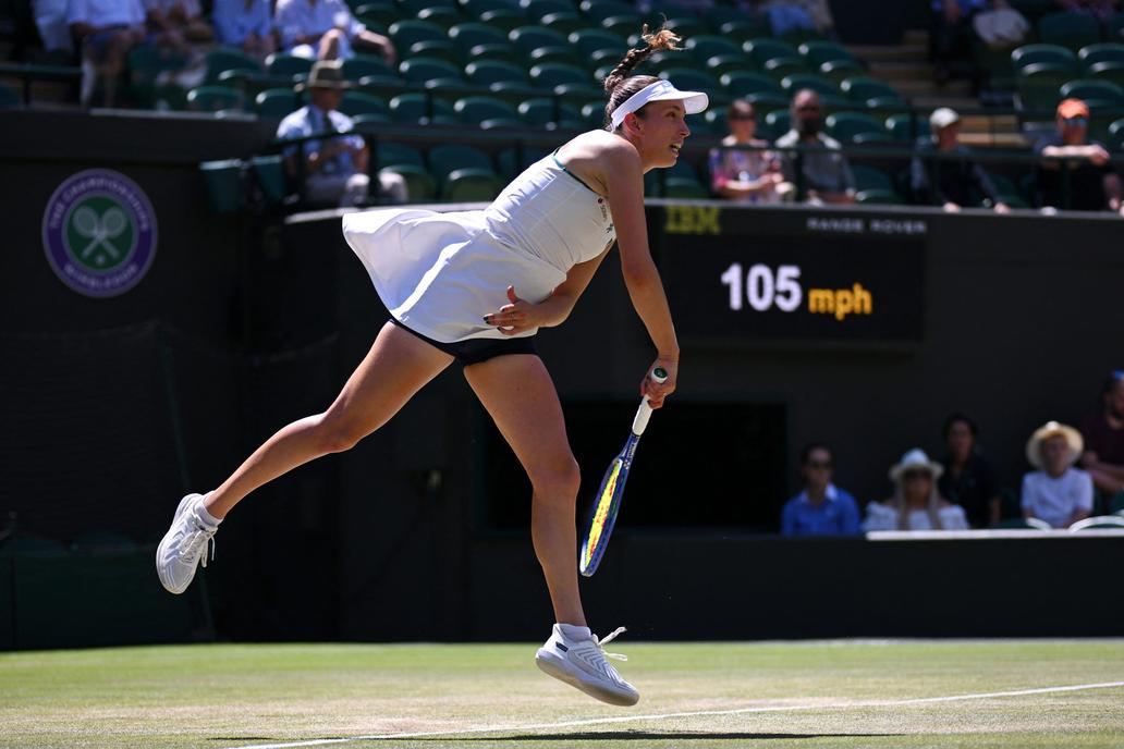 Elise Mertensová ve čtvrtfinále Wimbledonu 2026
