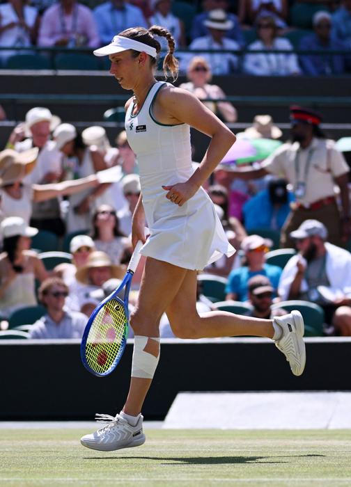 Elise Mertensová ve čtvrtfinále Wimbledonu 2026