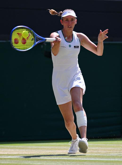 Elise Mertensová ve čtvrtfinále Wimbledonu 2026