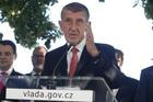 Premiér Andrej Babiš při půlročním bilancování své vlády 9. července 2026 