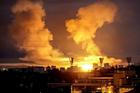 Russian missile and drone strike in Kyiv