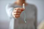 zena, tampon, menstruace