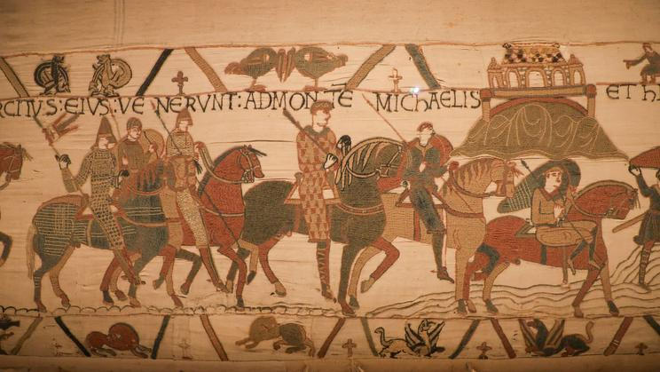 FILE PHOTO: The Bayeux Museum showcases the Bayeux Tapestry, during its final days on view before the museum closes for renovations