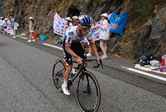 Remco Evenepoel v šesté etapě Tour de France 2026