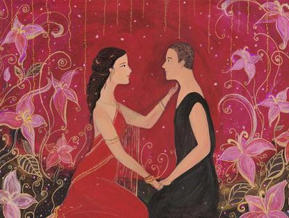 A,Couple,In,Love,Looking,At,Each,Other,Tenderly,While