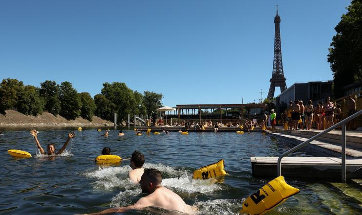 The River Seine opens for public swimming at three sites in Paris