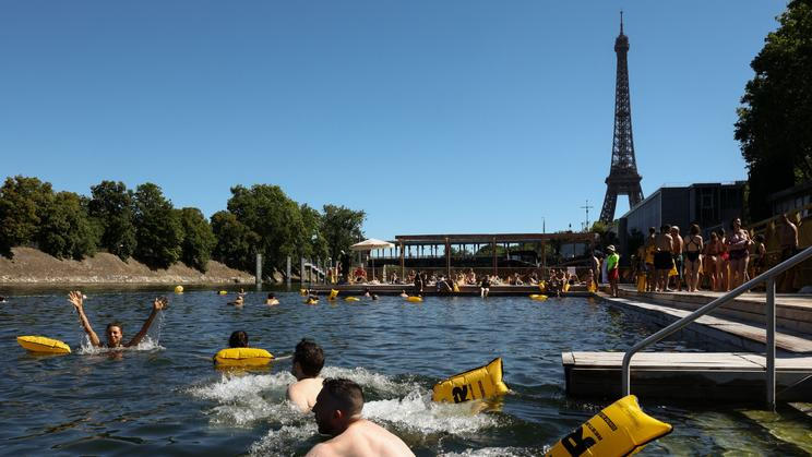 The River Seine opens for public swimming at three sites in Paris