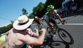 Český cyklista Jakub Otruba v osmé etapě Tour de France 2026