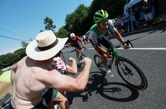 Český cyklista Jakub Otruba v osmé etapě Tour de France 2026