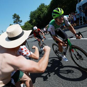 Český cyklista Jakub Otruba v osmé etapě Tour de France 2026